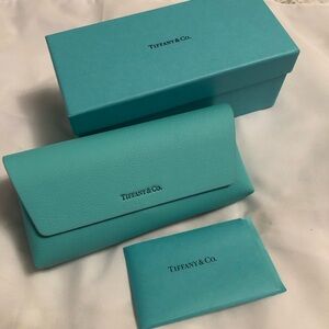 Tiffany & Co. Turquoise Eyewear case Set